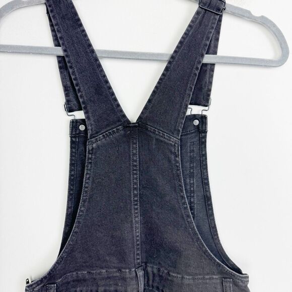 MADEWELL | Black Denim Jean Overalls Full Length Skinny Cut Women’s Size Small - Picture 11 of 14